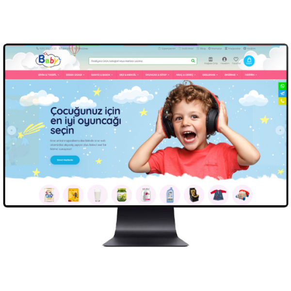 Bebek E-ticaret Teması