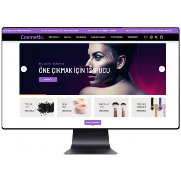 Cosmetic E-ticaret Teması