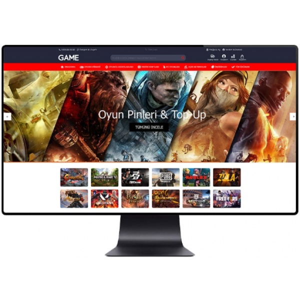 Game E-ticaret Teması