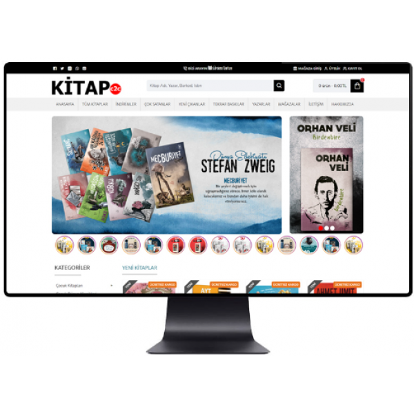 Kitap E-ticaret Teması