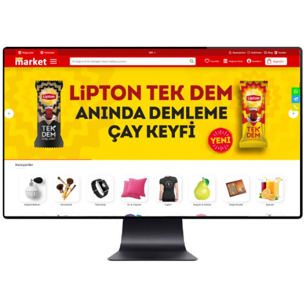 Market E-ticaret Teması