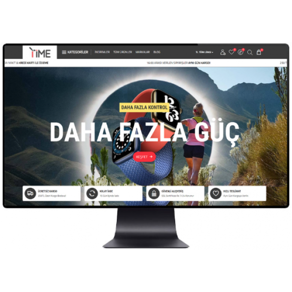 Time E-ticaret Teması